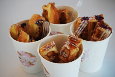 【ボランティア部らいふ】秘伝のワッフル　おいしさ倍増！つなぐ伝統！　-旭祭屋台特集-