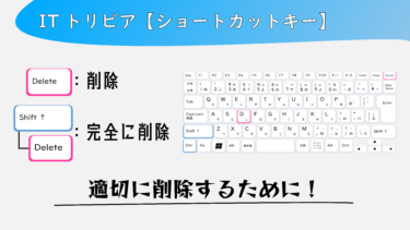 「削除」【ショートカットキー】